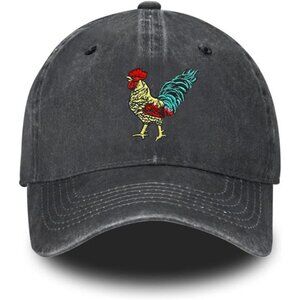 Baseball Cap for Women Men Rooster